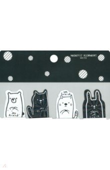Набор закладок магнитных Коты, 4 штуки, в ассортименте Набор закладок магнитных Коты, 4 штуки, в ассортименте