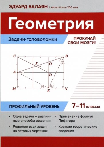Геометрия. Прокачай свои мозги! 7-11 классы. Задачи-головоломки. Профильный уровень