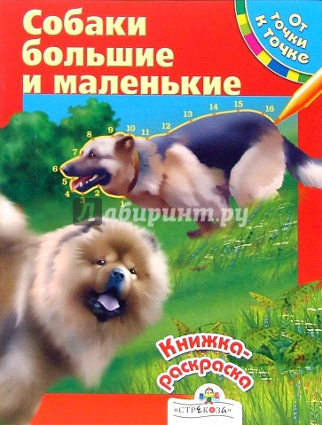 Собаки большие и маленькие. От точки к точке