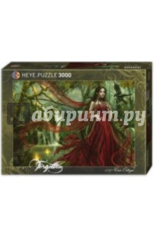  Puzzle-3000 "Девушка в красном" Ortega (29272)