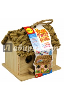 Птичий домик для раскрашивания "Дом, милый дом" (663W)