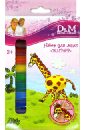  Набор для лепки "Жираф", 12 цветов (35614)