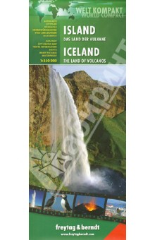  Island. Iceland 1:550000