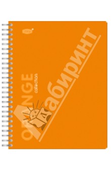  Тетрадь 96 листов, клетка "Orange" с пластиковой линейкой-разделителем (83317)