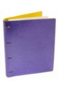  Тетрадь на кольцах "Copybook" со сменным блоком (200 листов, А4+, фиолетово-желтая) (37937)