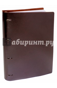  Тетрадь на кольцах "Copybook" со сменным блоком (200 листов, А4+, темно-кор.-светло-кор.) (37939)