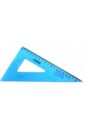  Треугольник пластмассовый прозрачный (30°, 18 см) (ТК49)