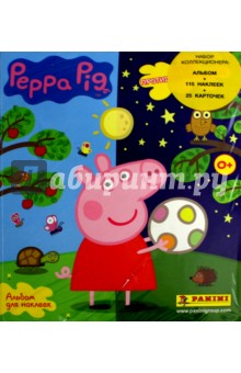 Набор коллекционера "Peppa Pig. Игра противоположностей" . Альбом + 25 пакетиков с наклейками