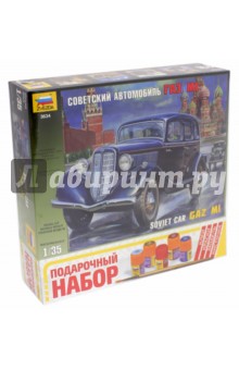 Сборная модель "Советский автомобиль ГАЗ М 1", 1/35 (3634 П)