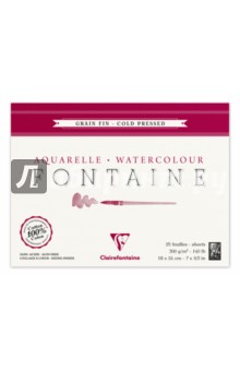 Альбом для акварели "Fontaine" (25 листов, А 5+, фин) (96413 С)