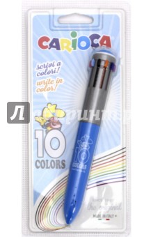 Ручка шариковая "Fluo" (10 цветов) (41501)