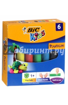 Пластилин "BIC Kids" (6 цветов) (B947712)