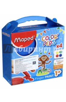 Пальчиковые краски "Color'Peps" (4 цвета) (812510)