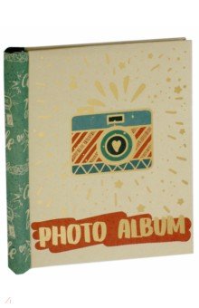 Фотоальбом с магнитными листами "Фотоаппарат" (10 листов) (77723)