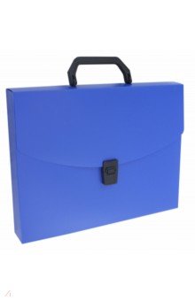 Портфель пластиковый, А 4, 1 отделение, синий (BPP01BLUE)
