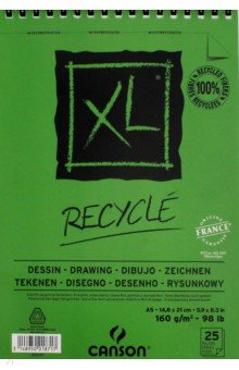 Альбом для графики "XL Recycle" (А 5, 25 листов) (200001871)