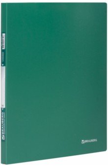 Папка с боковым металлическим прижимом (А 4, зеленая) (221627)