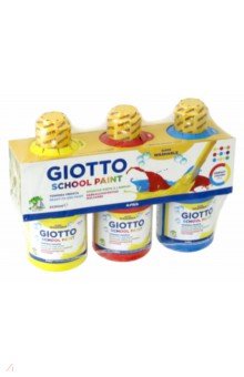Набор красок "Giotto School Paint" (3 цвета) (542400)