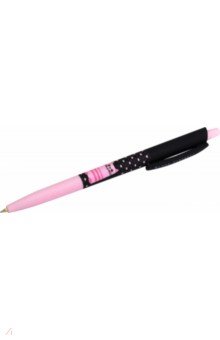 Ручка шариковая автоматическая "HappyClick. Розовая кошечка" (0, 5 мм, синяя) (20-0241/10)