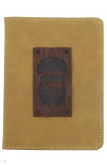 Обложка для паспорта "Beard" (IPC021/light-brown)