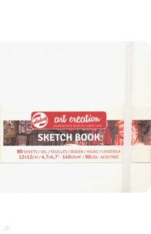 Блокнот для зарисовок "Art Creation" (12 х 12 см, 80 листов, белый)