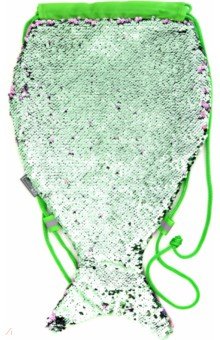 Мешок дорожный (зелено-фиолетовый, с пайетками) (48817)
