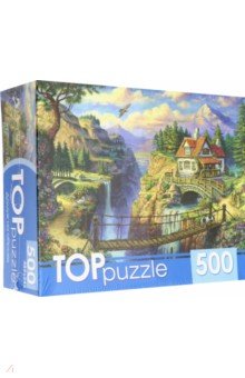 TOPpuzzle-500 "Домик на обрыве" (ХТП 500-6823)