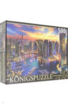 Puzzle-500 "Ночные огни Дубая" (ХК 500-6318)