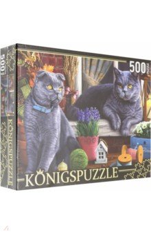 Puzzle-500 "Британские коты" (ХК 500-6307)