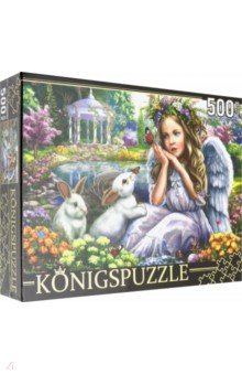 Puzzle-500 "Ангелочек и кролики" (ХК 500-6309)