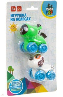 Набор игрушек на колесах "ПОНИ, СОБАЧКА" 2 штуки (ВВ 3421)