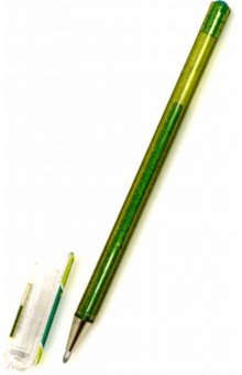 Ручка гелевая с двухцветными чернилами "Hybrid Dual Metallic" (1. 0 мм, желтый + зеленый) (K110-DDGX)