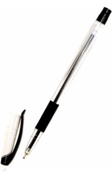 Ручка шариковая 0. 7 мм "SLIMO GRIP" черная (829277)