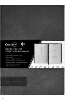 Ежедневник недатированный "Линкольн серый" (60 листов, А5+, линия, клетка, точка) (52787)
Ежедневник недатированный "Линкольн серый" (60 листов, А5+, линия, клетка, точка) (52787)