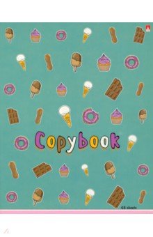 Тетрадь Сладости, А5+, 48 листов, клетка, в ассортименте Тетрадь Сладости, А5+, 48 листов, клетка, в ассортименте