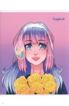 Тетрадь Анимэ, 48 листов, клетка, в ассортименте Тетрадь Анимэ, 48 листов, клетка, в ассортименте