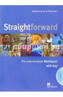 Jones Matthew Straightforward: Pre-Intermediate: Workbook wiht key (+ CD)