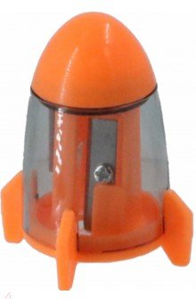 Точилка Rocket, 1 отверстие, с контейнером, в ассортименте Точилка Rocket, 1 отверстие, с контейнером, в ассортименте
