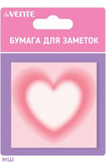 Блок для записей самоклеющийся Heart&Flower, 30 листов, в ассортименте Блок для записей самоклеющийся Heart&Flower, 30 листов, в ассортименте