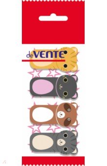 Этикетки-закладки Кошки, 4 дизайна Этикетки-закладки Кошки, 4 дизайна