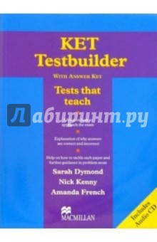 Ket Testbuilder: Tests that teach (With Answer Key) (+ CD) - Sarah Dymond