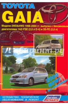 Toyota Gaia 2WD&4WD. Устройство, техническое обслуживание и ремонт