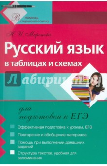 Русский язык: в таблицах и схемах для подготовки к ЕГЭ - Наталия Миронова