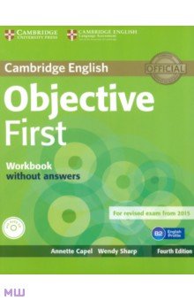 Objective First 4 Edition Workbook without answers +СD - Capel, Sharp