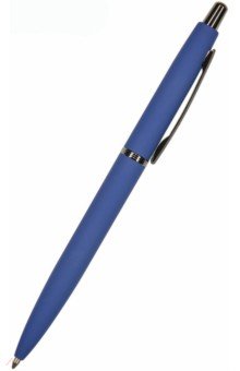 Ручка шариковая автоматическая San Remo, синяя, цвет корпуса синий, в футляре Bruno Visconti