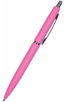 Ручка шариковая автоматическая San Remo, синяя, цвет корпуса ярко-розовый, в футляре Bruno Visconti - фото 1