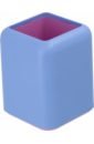 Обложка Подставка настольная пластиковая Forte. Pastel Bloom, голубой с фиолетовым