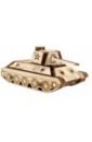 Обложка Деревянный конструктор, сборная модель Танк Т-34 мини