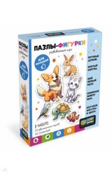 

Baby Games. Пазлы-фигурки. Домашние животные