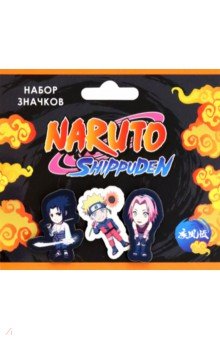 Набор значков Naruto. Чибики Шиппуден Сакура